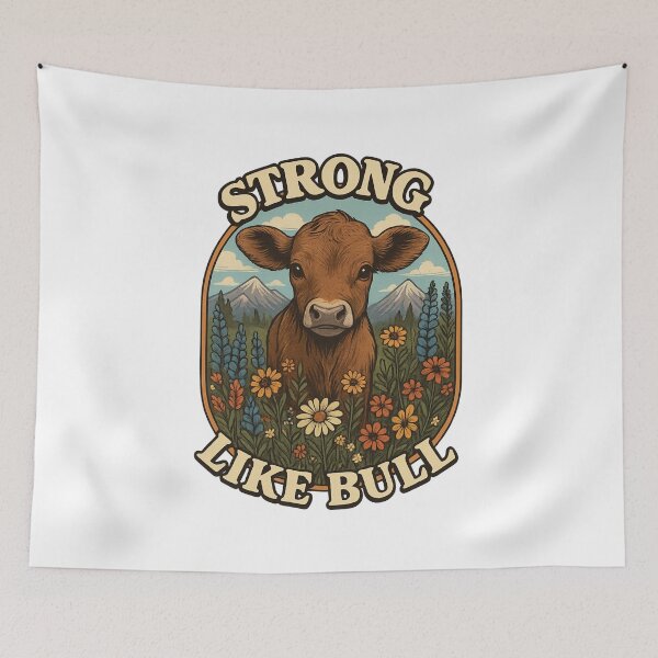 Item preview, Strong Like Bull – Meadow Edition designed and sold by Aryabek.
