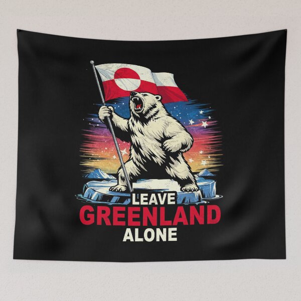 Item preview, LEAVE GREENLAND ALONE designed and sold by PrettyInk.