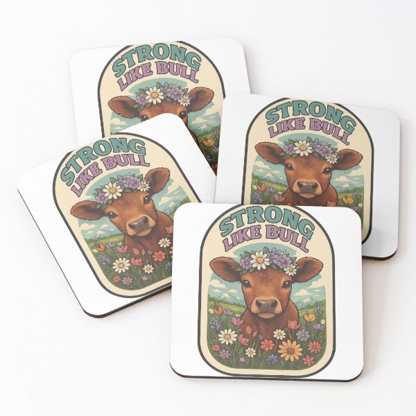 Item preview, Strong Like Bull – Floral Crown Edition designed and sold by Aryabek.