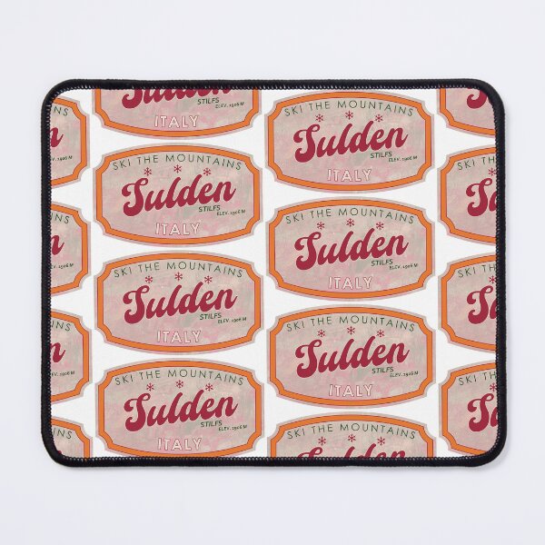 Item preview, Sulden, Italy, Stilfs, Ski, textured skiing badge designed and sold by Wanderful-roads.