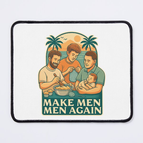 Item preview, Make Men Men Again – Beach Edition designed and sold by Aryabek.