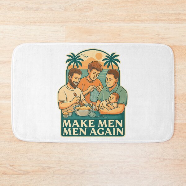 Item preview, Make Men Men Again – Beach Edition designed and sold by Aryabek.