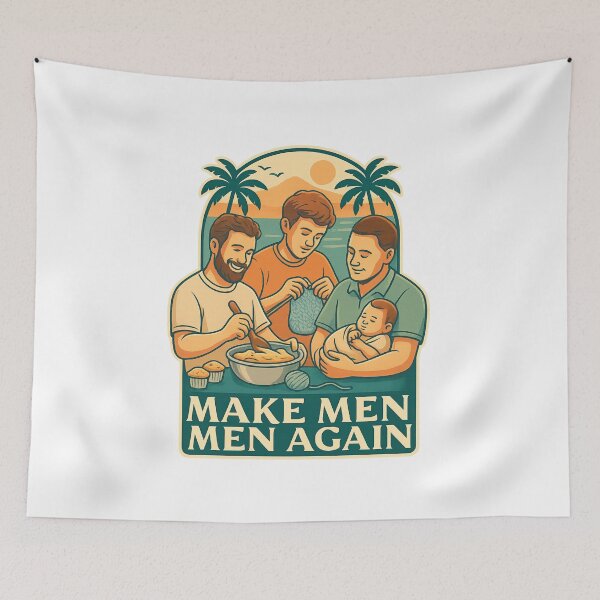 Item preview, Make Men Men Again – Beach Edition designed and sold by Aryabek.