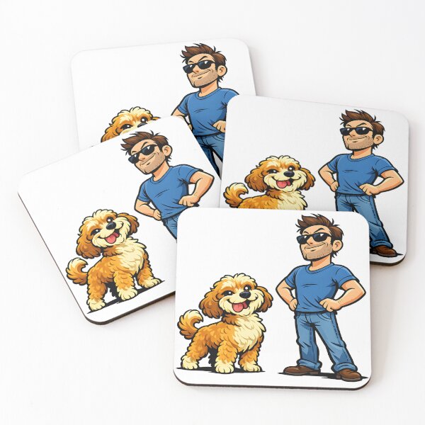 Item preview, Cavoodle Dad – Cool Dad With a Fluffy Sidekick designed and sold by KivaroArt.