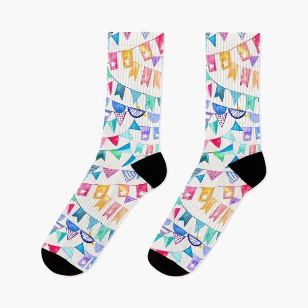 Item preview, Watercolour Rainbow Party Bunting designed and sold by Tangerine-Tane.