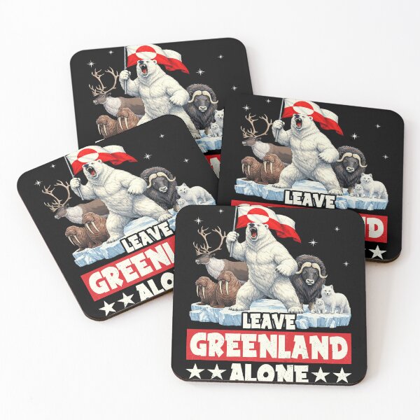 Item preview, LEAVE GREENLAND ALONE designed and sold by PrettyInk.