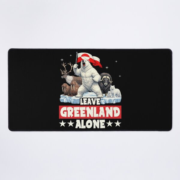 Item preview, LEAVE GREENLAND ALONE designed and sold by PrettyInk.