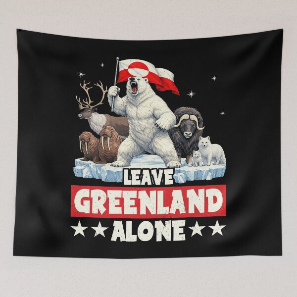 Item preview, LEAVE GREENLAND ALONE designed and sold by PrettyInk.