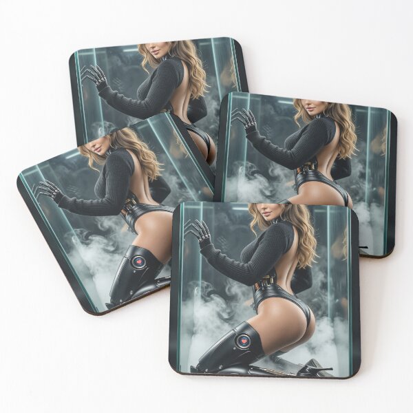 Item preview, Blonde woman with cybernetic limbs designed and sold by CathryneDelamort.