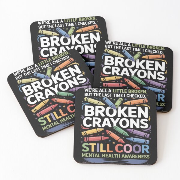 Item preview, Broken Crayons Still Color Mental Health Matters Awareness designed and sold by lamsaoniutoi.