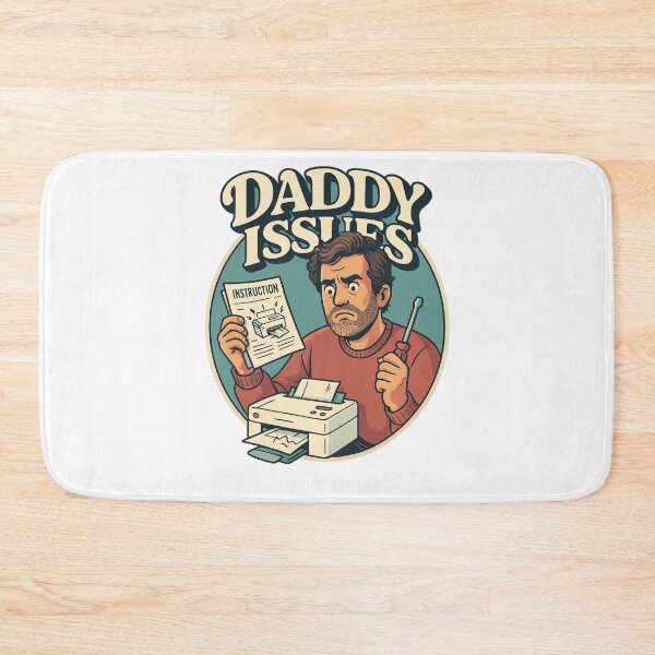 Item preview, Daddy Issues – Confused Tool Guy Edition designed and sold by Aryabek.