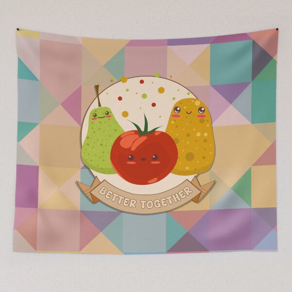 Item preview, Happy Fruits Funny Fun Pack Better Together designed and sold by Liron Peer's Magical Store.