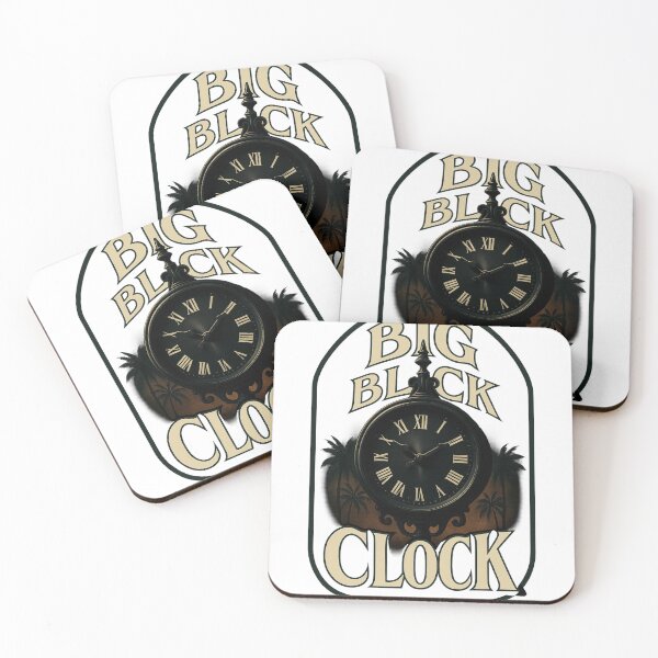 Item preview, Big Black Clock – Time Is a Construct designed and sold by Aryabek.