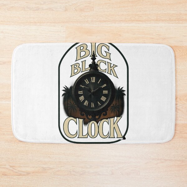 Item preview, Big Black Clock – Time Is a Construct designed and sold by Aryabek.