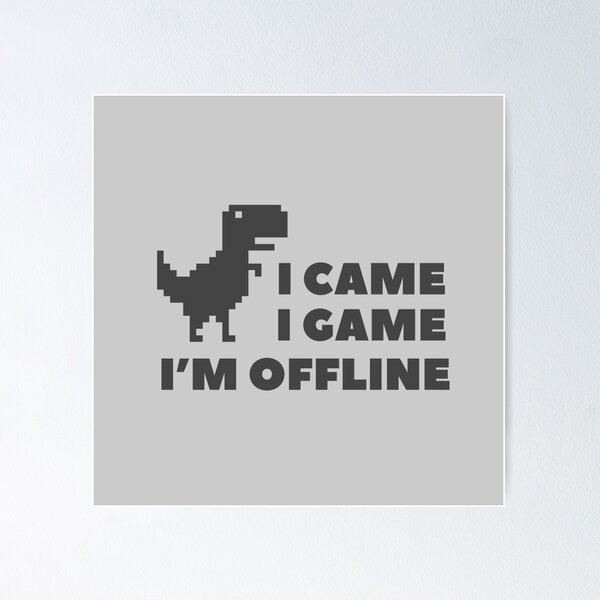 Night Offline T-Rex Game - Google Dino Run | Poster