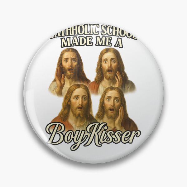 Item preview, Catholic School Made Me a Boy Kisser designed and sold by Aryabek.
