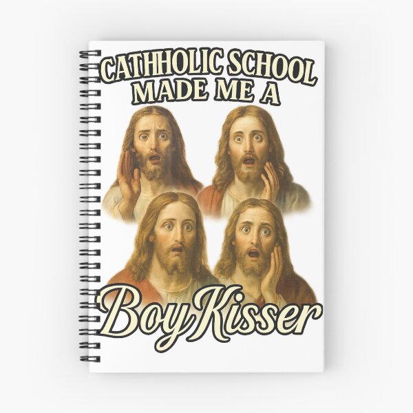 Item preview, Catholic School Made Me a Boy Kisser designed and sold by Aryabek.