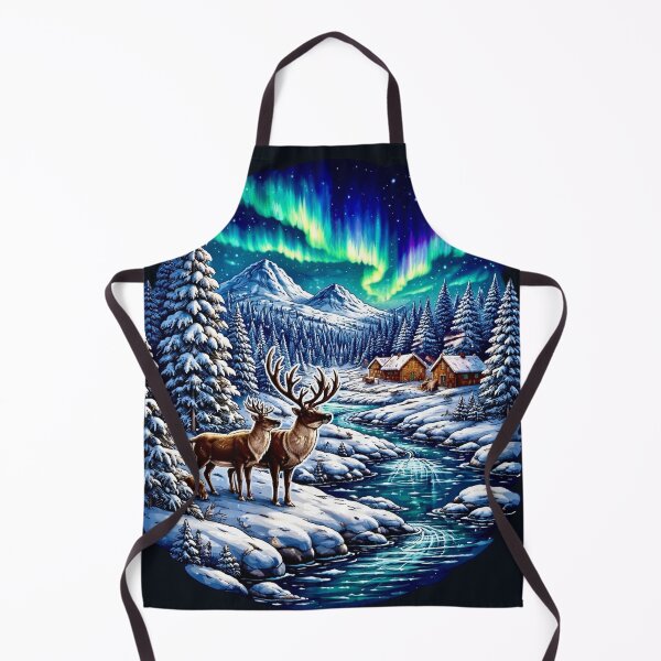 Item preview, Lapland Winter Aurora designed and sold by Myra365Art.