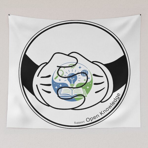 Item preview, Hands of Unity Support Open Knowledge designed and sold by We-Open-Minds.