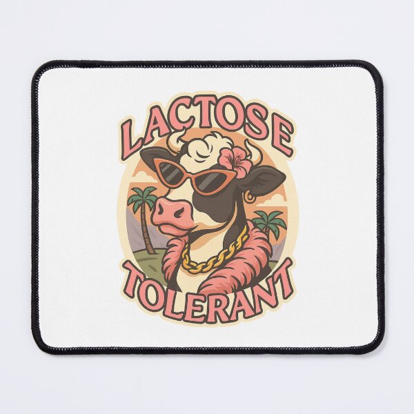 Item preview, Lactose Tolerant Cow with Sunglasses – Tropical Double Meaning Humor designed and sold by Aryabek.