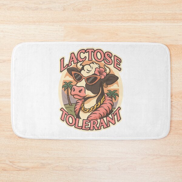 Item preview, Lactose Tolerant Cow with Sunglasses – Tropical Double Meaning Humor designed and sold by Aryabek.
