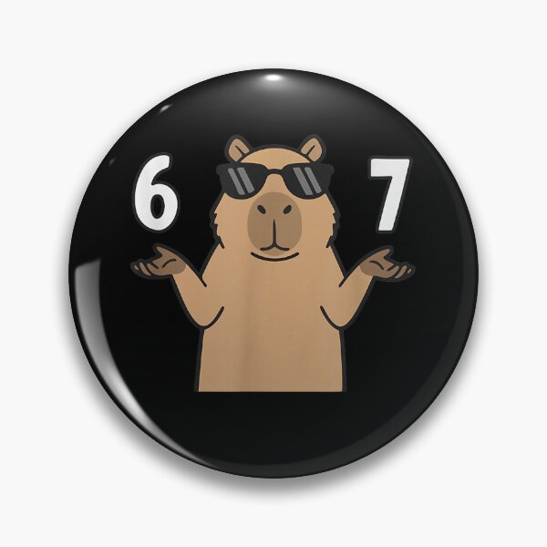 Artikelvorschau, 67 Meme Capybara Shirt 6 7 Handgeste Kinderslang Six Seven Kunst für Männer, Frauen und Kinder, Capybara Geschenk für Liebhaber entworfen und verkauft von DZIRI NAJAT.