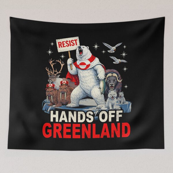 Item preview, Hands Off Greenland, Greenland Is Not For Sale designed and sold by MackenzieBin.