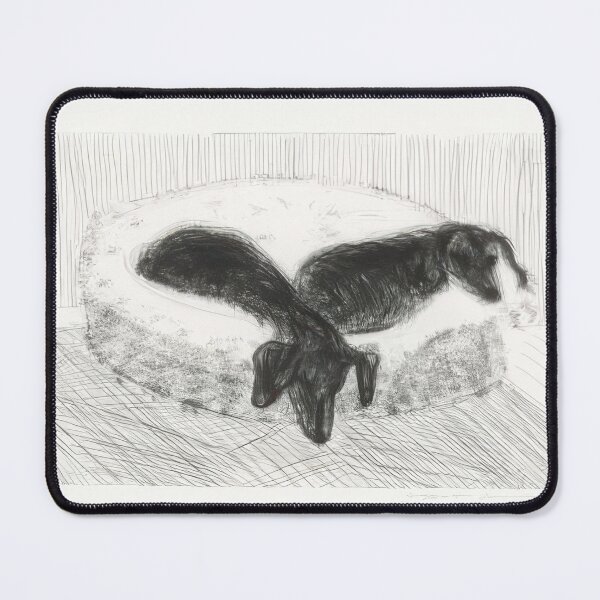 Item preview, Dog Etching No. 1 By David Hockney designed and sold by Tommypaitersy.