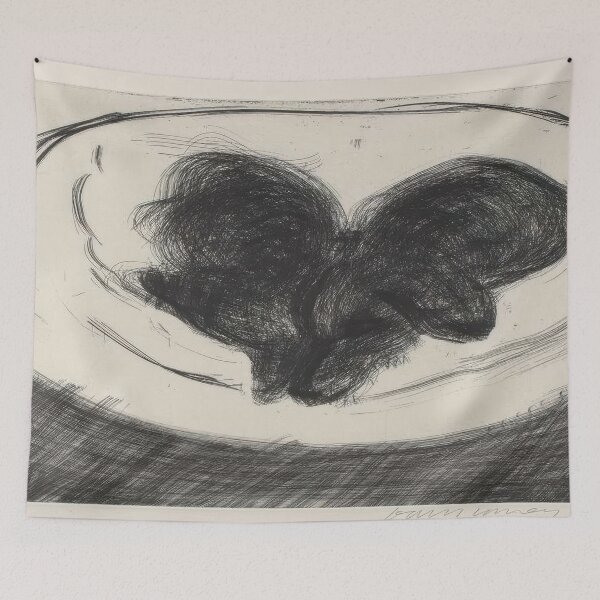 Item preview, Dog Etching No. 1 By David Hockney designed and sold by Tommypaitersy.