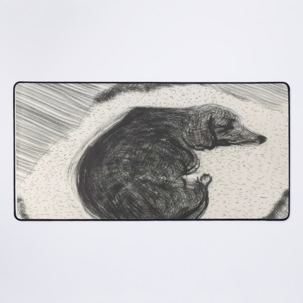Item preview, Dog Etching No. 3 By David Hockney designed and sold by Tommypaitersy.