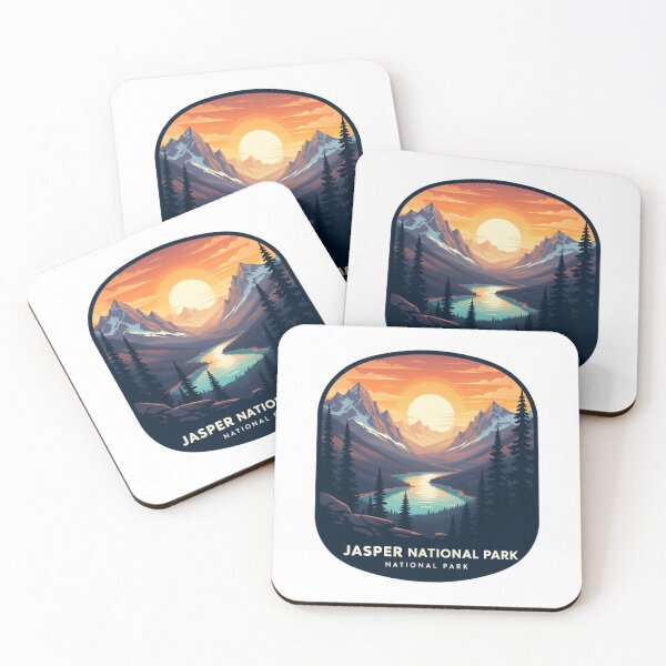 Item preview, Jasper National Park Northern Peaks Crossing Over Vast Alpine Landscapes designed and sold by Simsimah26Parks.