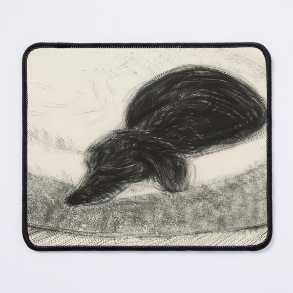 Item preview, Dog Etching No. 8 By David Hockney designed and sold by Tommypaitersy.
