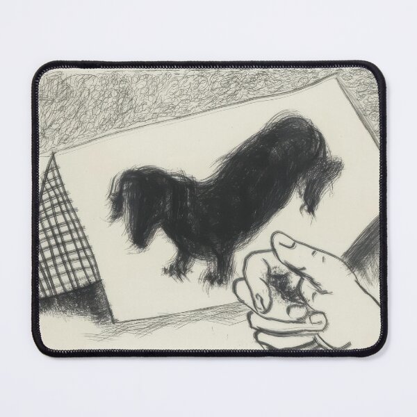 Item preview, Dog Etching No. 9 By David Hockney designed and sold by Tommypaitersy.