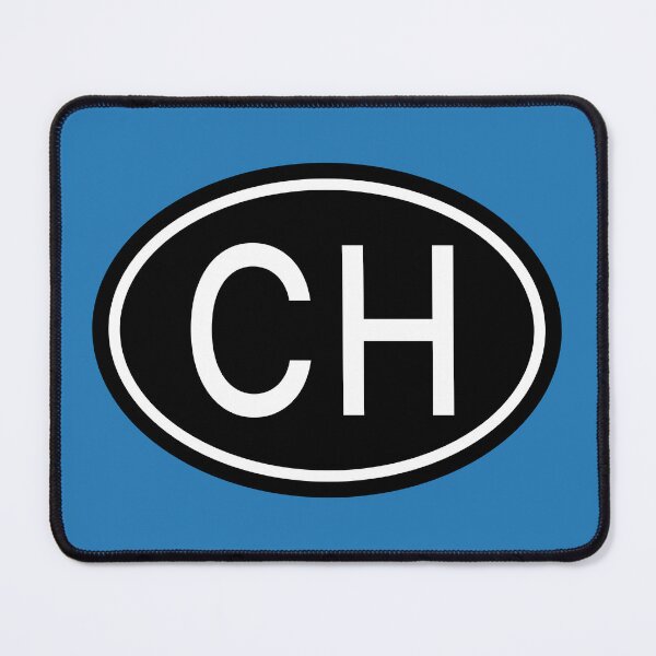 Item preview, CH Initials Monogram Oval White Letters designed and sold by Jeallan Designs.