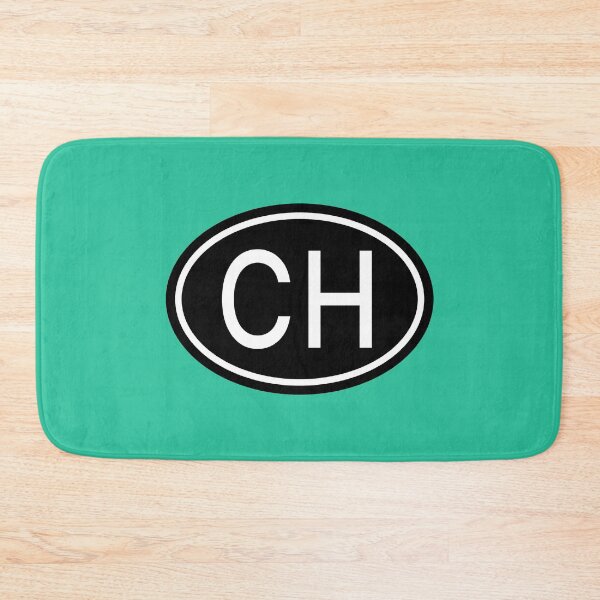Item preview, CH Initials Monogram Oval White Letters designed and sold by Jeallan Designs.