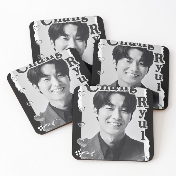Item preview, Chang Ryul Korean Actor Black And White Collage Digital designed and sold by Denissww.