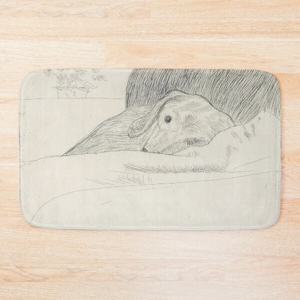 Item preview, Dog Etching No. 11  By David Hockney designed and sold by Tommypaitersy.