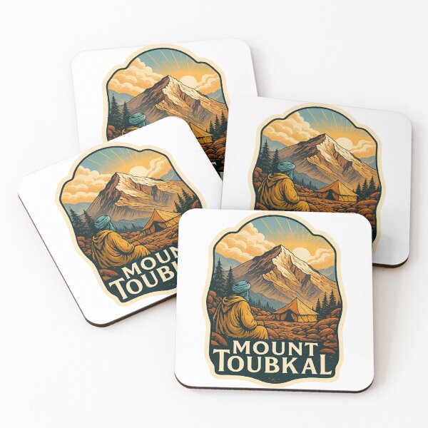 Item preview, Mount Toubkal Morocco with Tent and Sunrise designed and sold by Aryabek.