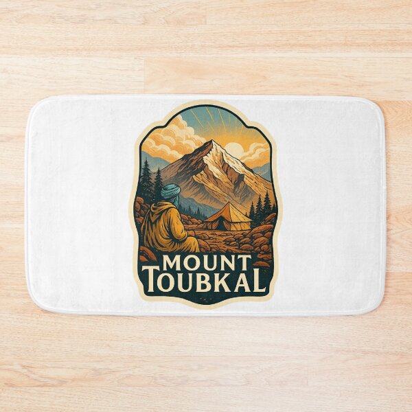 Item preview, Mount Toubkal Morocco with Tent and Sunrise designed and sold by Aryabek.