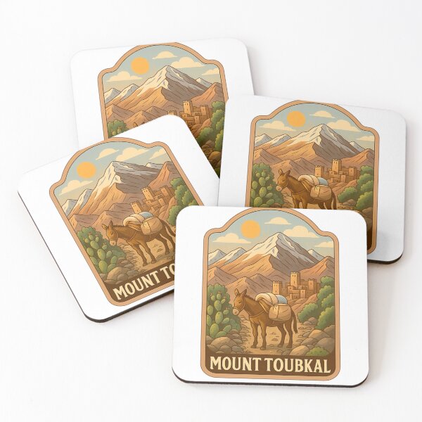 Item preview, Mount Toubkal Morocco with Donkey and Mountain Trail designed and sold by Aryabek.