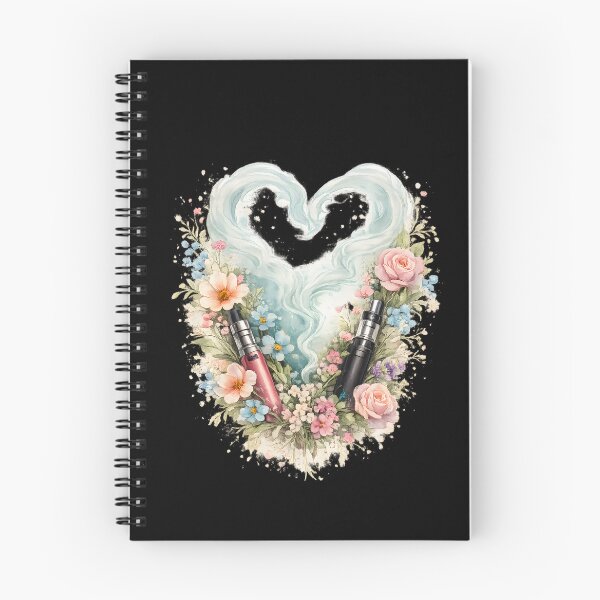 Item preview, Vape Bloom Heart – Floral Vapor Watercolor Art designed and sold by House of Taste Vape Designs.