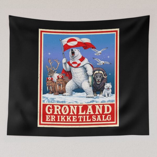 Item preview, Greenland Is Not For Sale designed and sold by MackenzieBin.