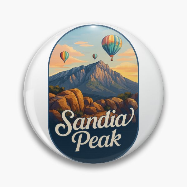 Item preview, Sandia Peak Tramway with Hot Air Balloons – Albuquerque, New Mexico designed and sold by Aryabek.