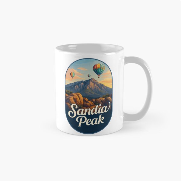 Item preview, Sandia Peak Tramway with Hot Air Balloons – Albuquerque, New Mexico designed and sold by Aryabek.