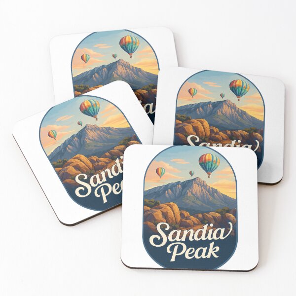 Item preview, Sandia Peak Tramway with Hot Air Balloons – Albuquerque, New Mexico designed and sold by Aryabek.