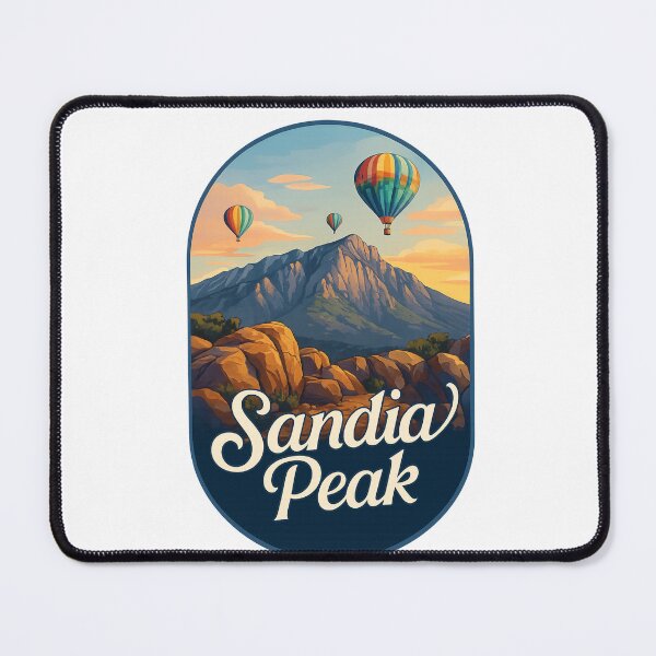 Item preview, Sandia Peak Tramway with Hot Air Balloons – Albuquerque, New Mexico designed and sold by Aryabek.
