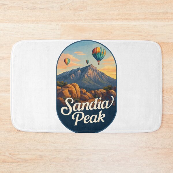 Item preview, Sandia Peak Tramway with Hot Air Balloons – Albuquerque, New Mexico designed and sold by Aryabek.
