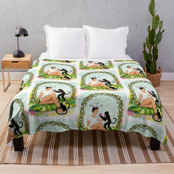 Item preview, Frida Kahlo’s monkey illustration designed and sold by Arte Cartoon From TagTeam Group.