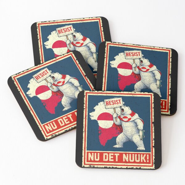 Item preview, Nu Det Nuuk Greenlanders I Stand with Greenland designed and sold by PrettyInk.