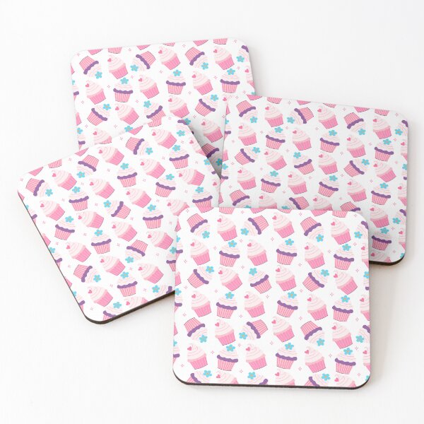 Item preview, simple cupcakes on a white background designed and sold by burbura.